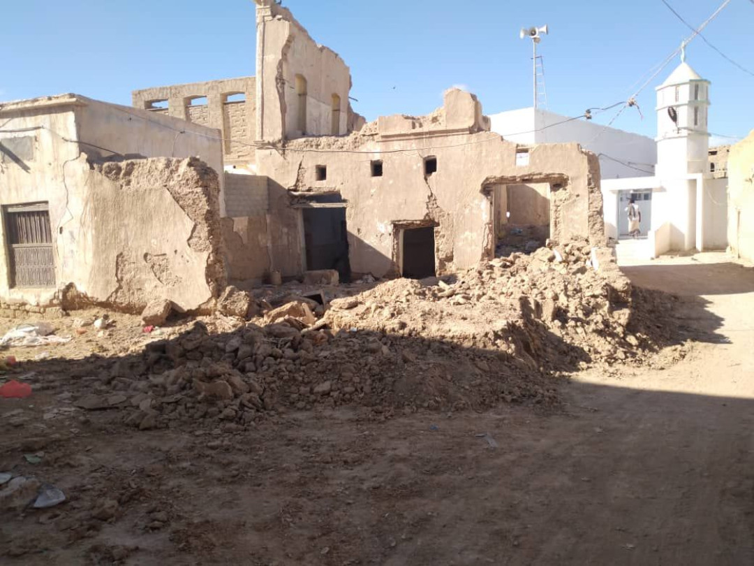 أطلال منزل الشاعر سعيد يمين (النداء) أطلال منزل الشاعر سعيد يمين (النداء)