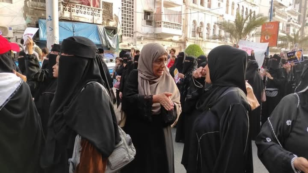 Img 20250531 Wa0031 متظاهرات مشاركات في الفعالية الإحتجاجية( النداء)